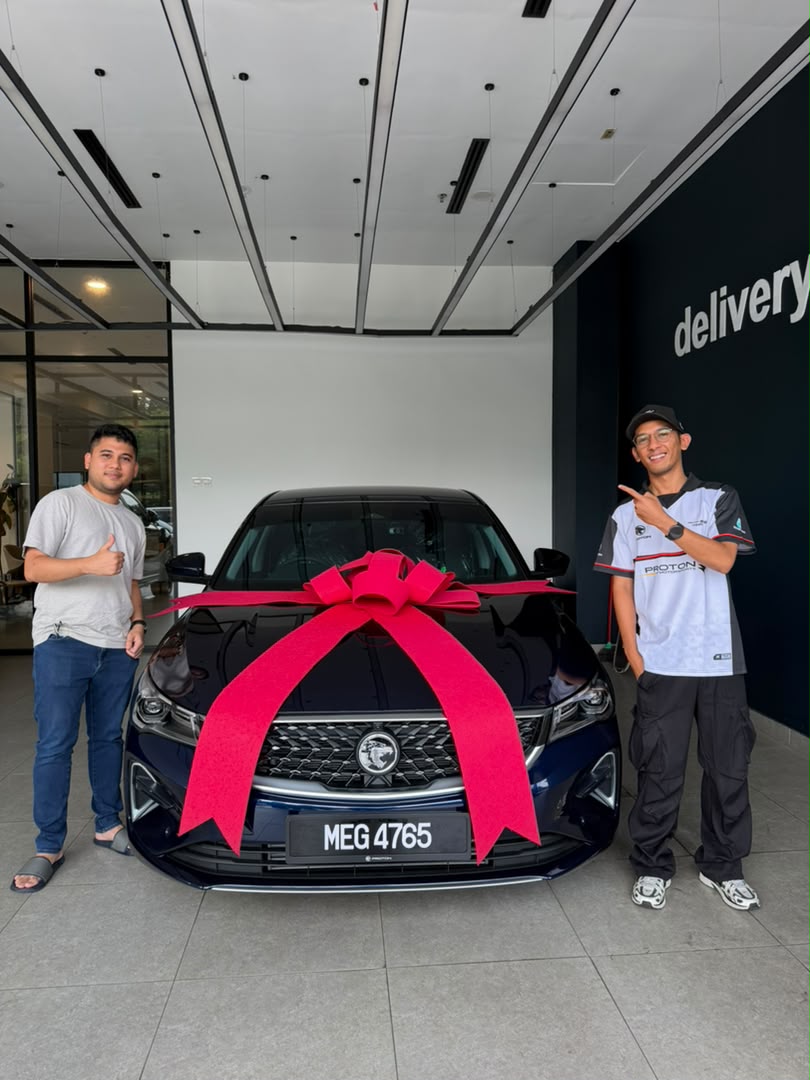 Syahmin Proton customer delivery 3